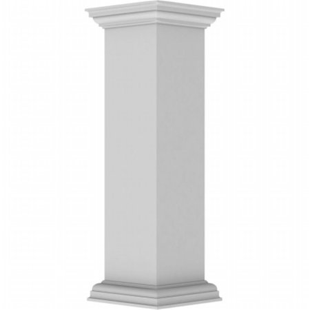 DWELLINGDESIGNS FiberThane Newel Post - 10 x 40., Plain DW2572756